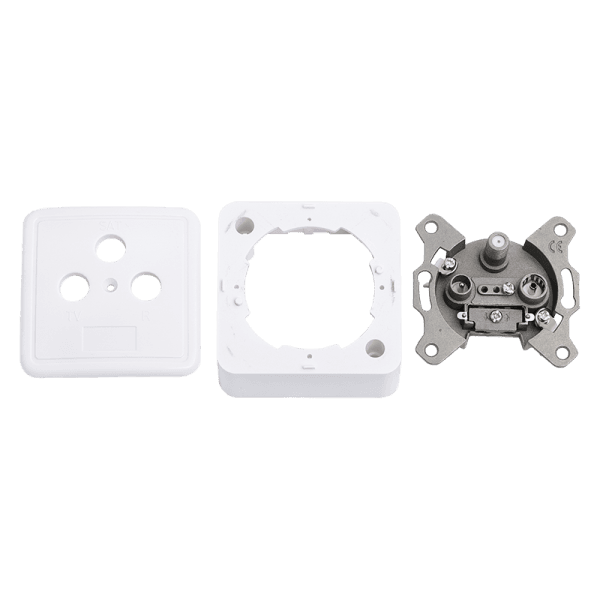 Antenna socket for satellite/TV/radio