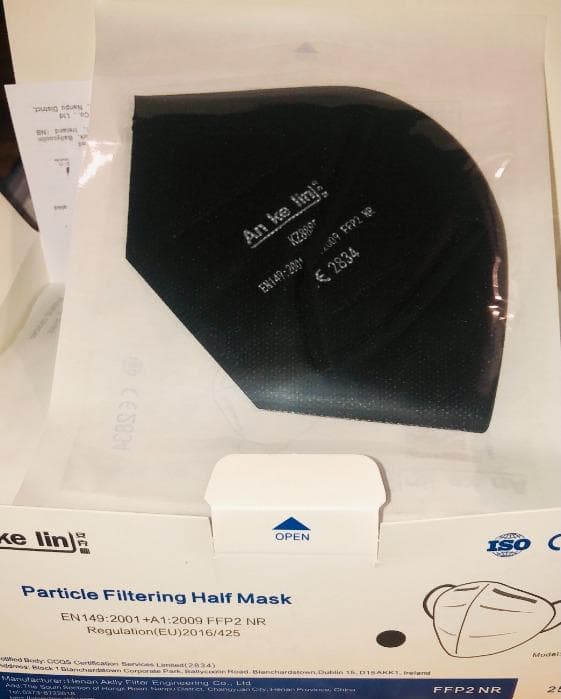 masques FFP2 Black
