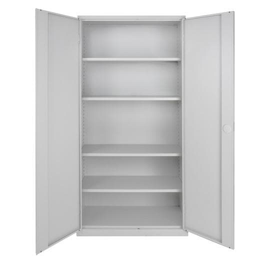 Flügeltürenschrank 195x92x42cm,RAL7035