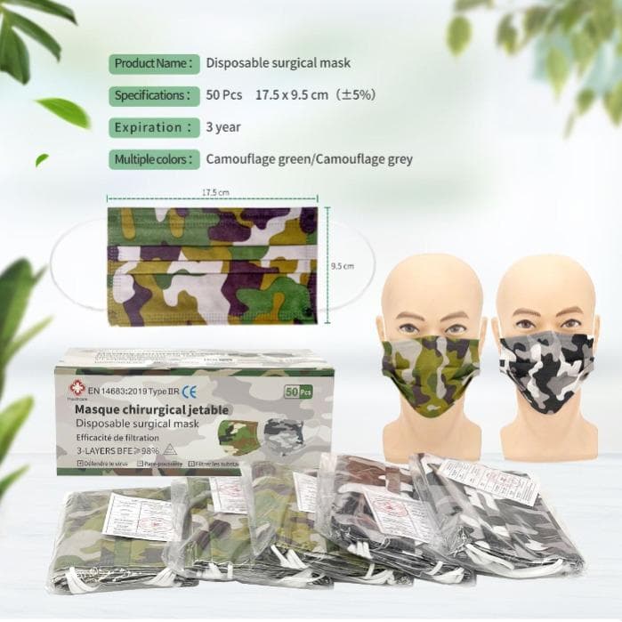 Masque chirurgical jetable