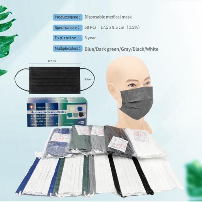 Masques médicaux jetables