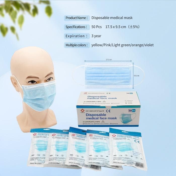 Masques médicaux jetables
