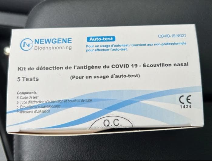 Vente autotest NEWGENE