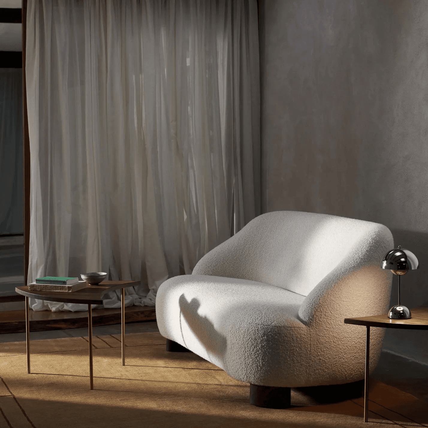 Contemporary sofa MARGAS