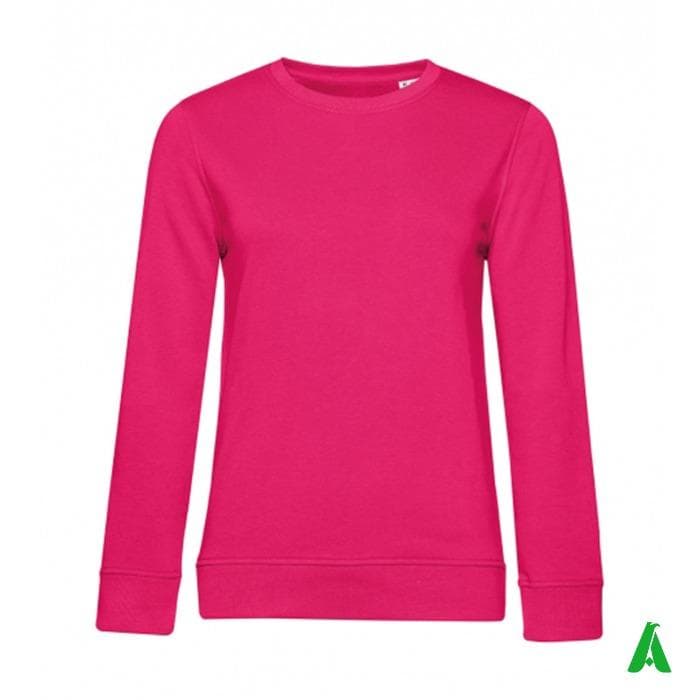 Felpa 100% cotone organico per donna