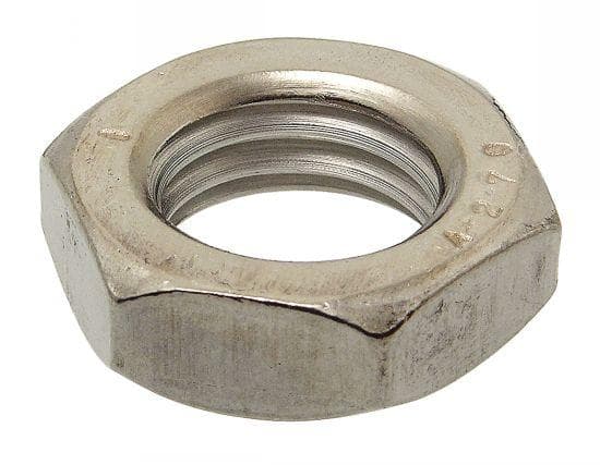 215603 ECROU HEXAGONAL BAS (HM) H = 0,5 D INOX A2 - DIN 439 - ISO 4035
