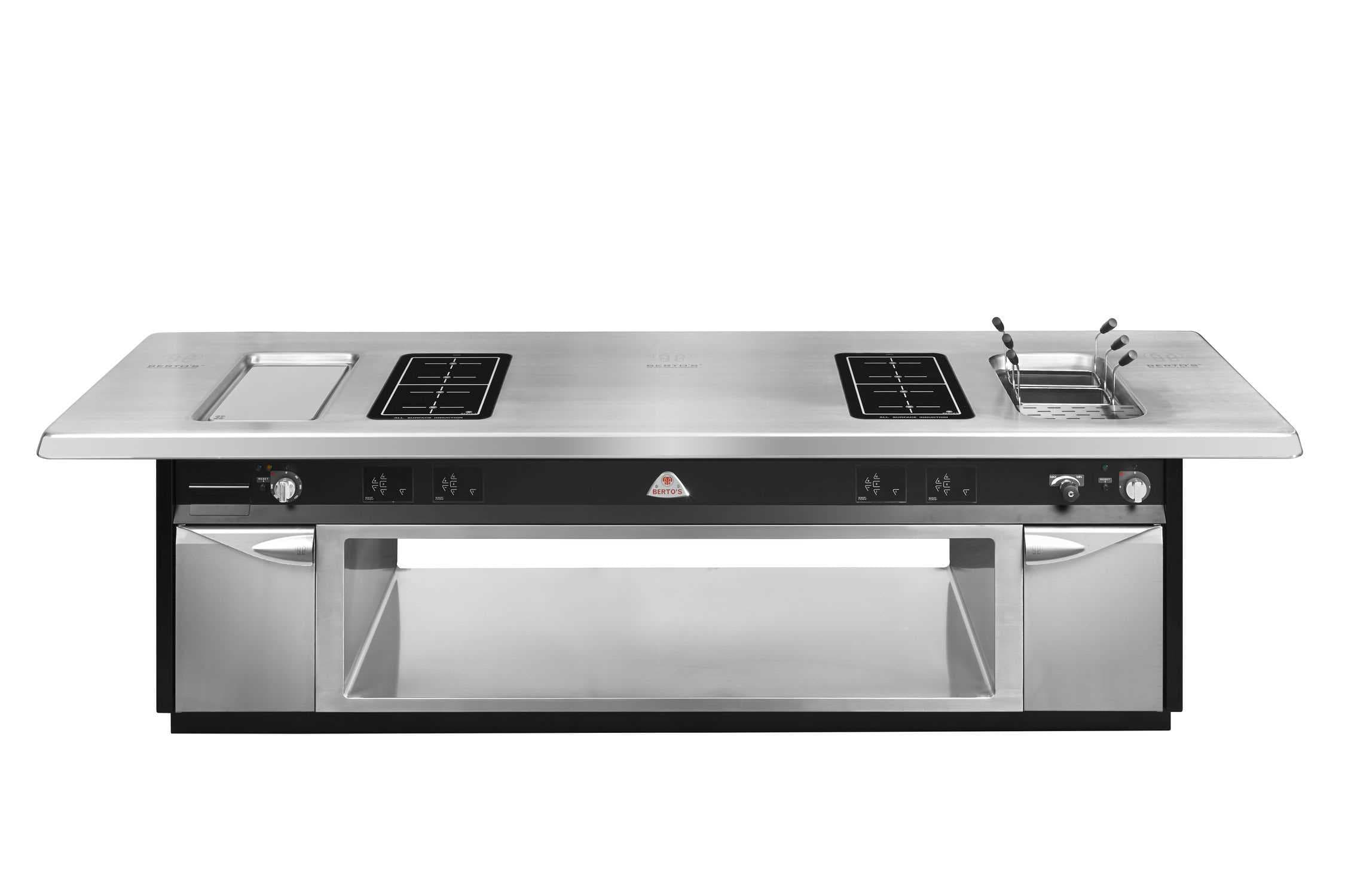 Cocina comercial de acero inoxidable / modular