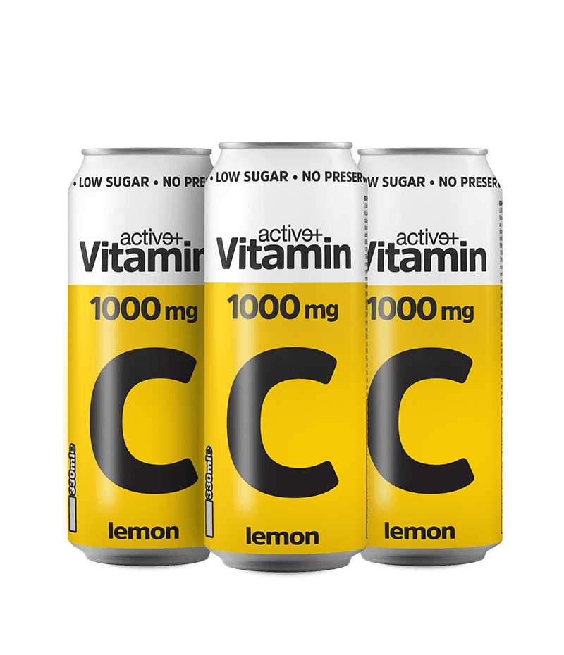 Active+ Vitamin C / Limon aroması - 330ml ALU Can