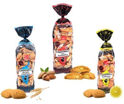Pack 3kg Canistrelli Amandes-citron-nature