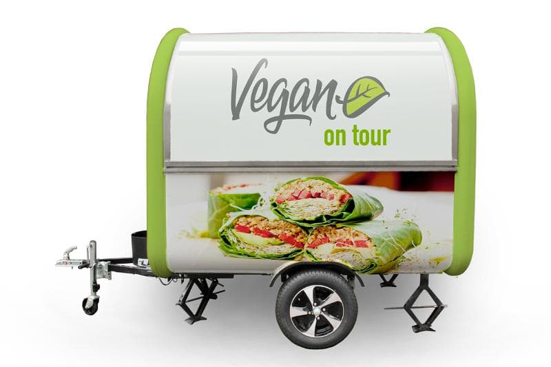 Foodtruck Anhänder Buddystar Vegan