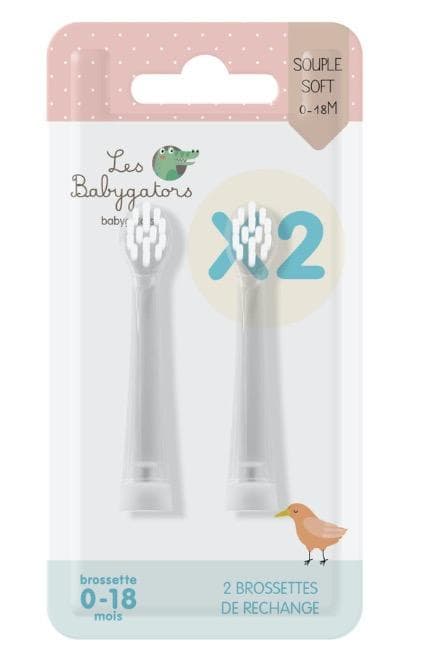 Pack de 2 Brossettes 0-18 mois