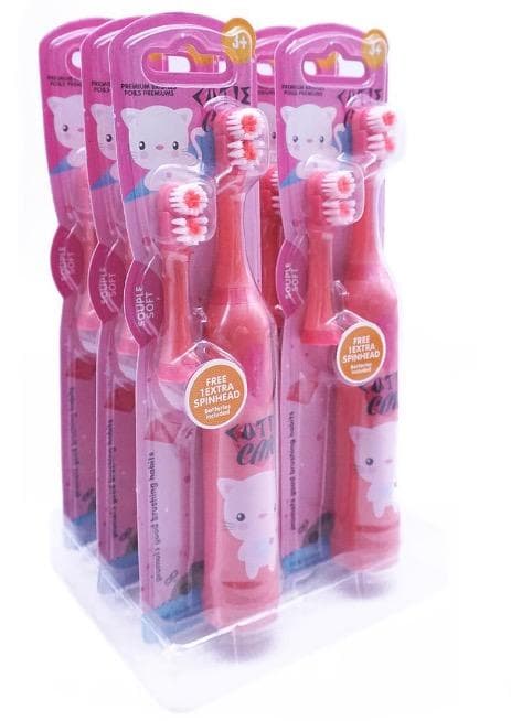 Brosse à dents rotative à piles