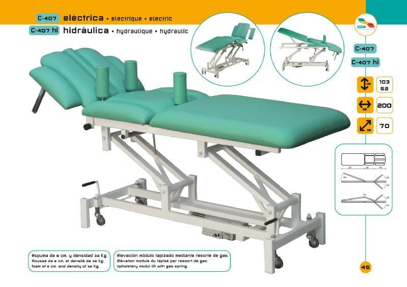 camilla de tracción