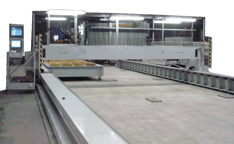 Fraiseuse à portique de 100m²