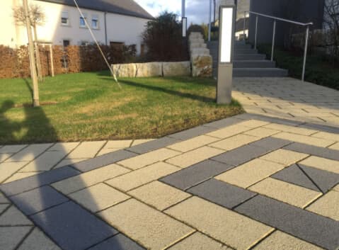 carreaux de sol en béton colorés