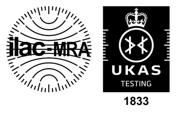 UKAS accredited testing