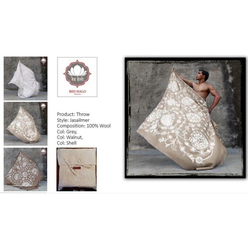 Lot de plaids, couvres lits & Chal fait main