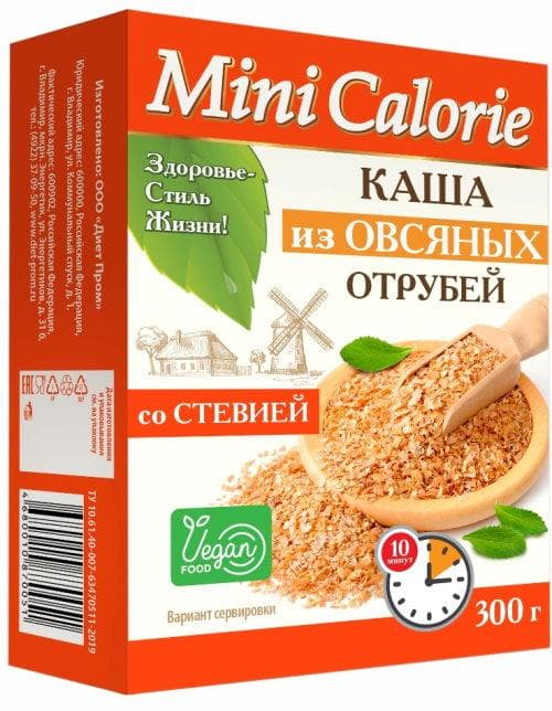 Oat bran porridge with stevia 300 g
