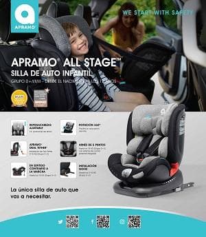 Silla de auto APRAMO All stage car seat, Apramo Unique