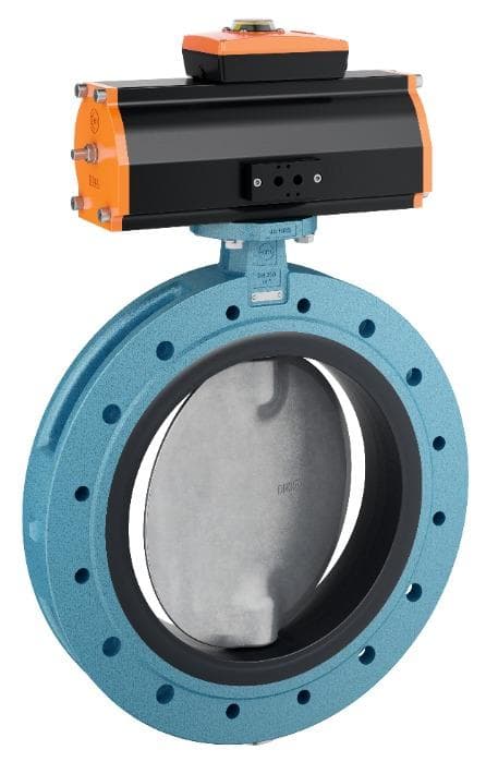 DOUBLE FLANGED BUTTERFLY VALVE Z 612-A