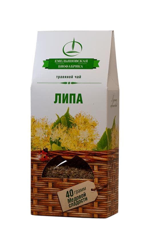 Herbal tea with linden, 40 g.