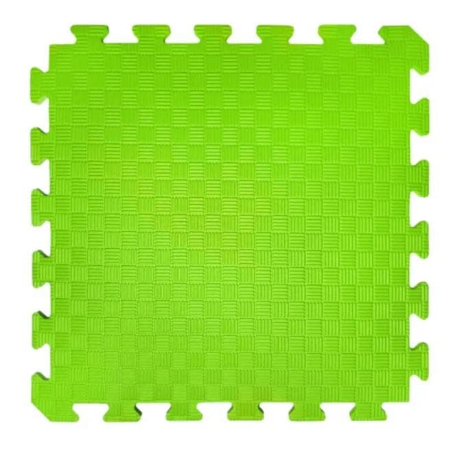 Soft floor-puzzle "Rainbow" / lime