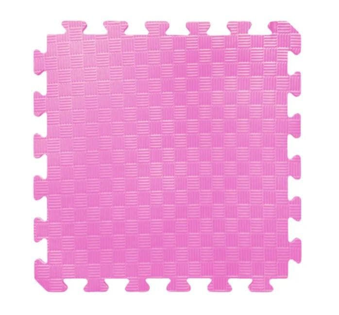 Soft floor-puzzle "Rainbow" / pink