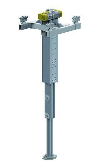 Hubachse für Hängebahnen