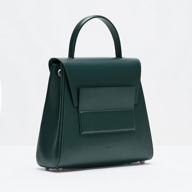 Trapezium Bag Moss, Medium