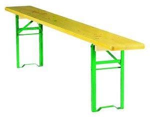 Banc bois cornière pliant 2.20 x 25 cm