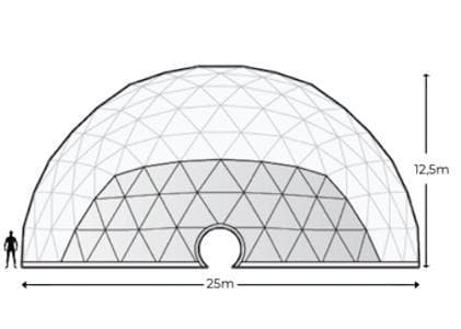 Alquiler Domos Geodésicos Geodomes G500