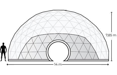 Alquiler Domos Geodésicos Geodomes G150
