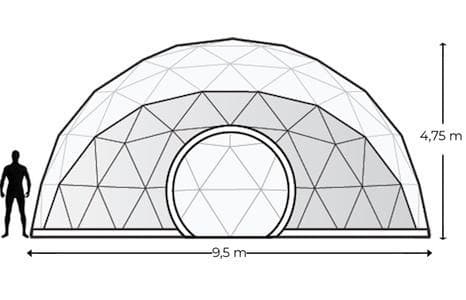 Alquiler Domos Geodésicos Geodomes G75
