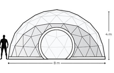 Alquiler Domos Geodésicos Geodomes G50