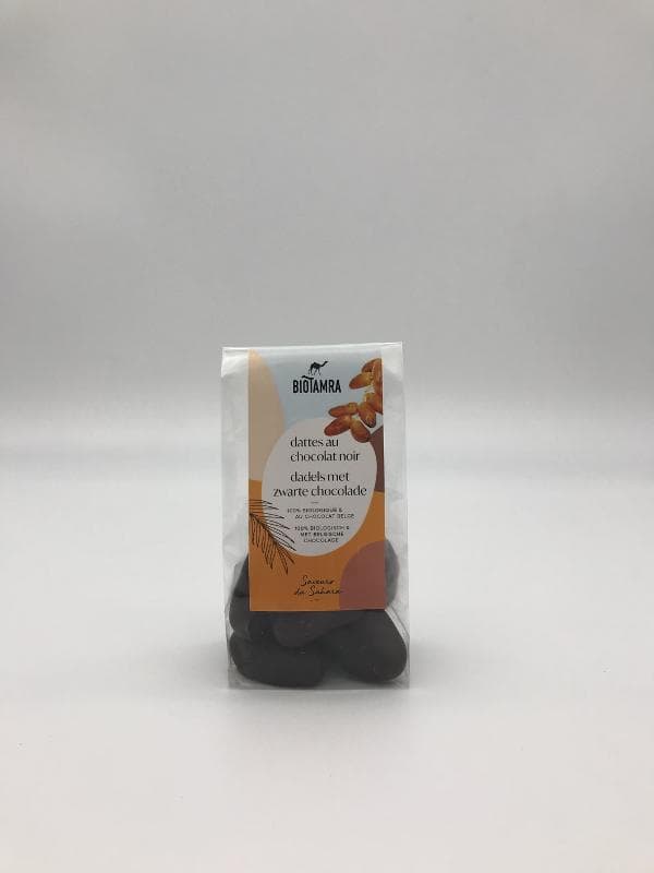 Dattes enrobées de chocolat Belge (70%) Biologique