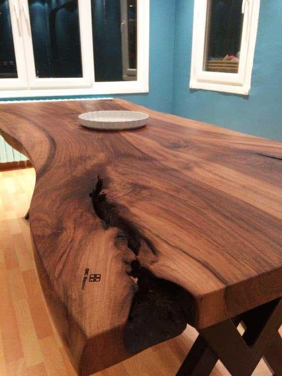 Doğal Ahşap Ceviz Masa