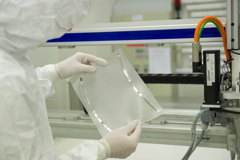 Heizmatten für Glasheizsysteme in laminiertem Glas