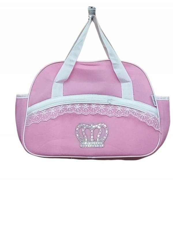 SAC À LANGER COURONNE ROSE