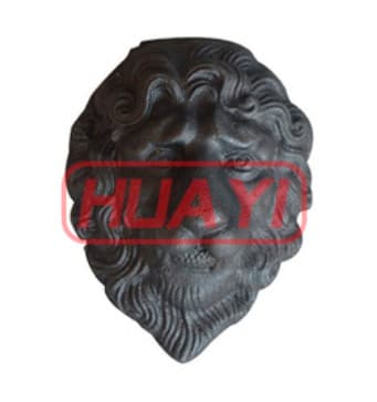 tête de lion en fer tressé