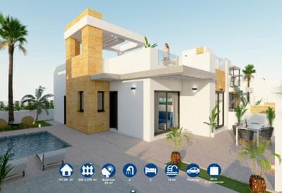 Villas independientes con piscina privada en TORREVIEJA