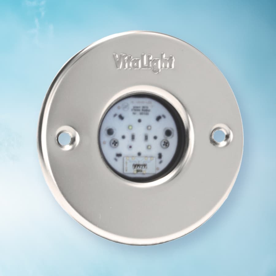 Pool lights made of bronze, bronze and stainless steel