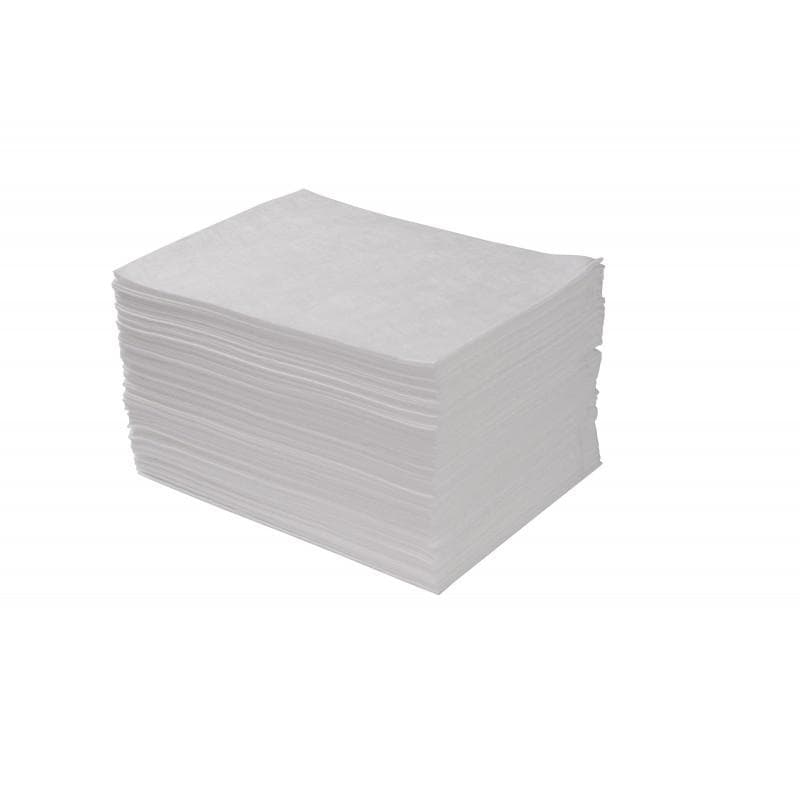 Absorbant 100 feuilles blanches hydrocarbures économique