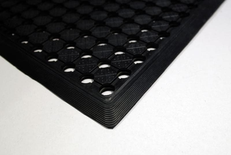 Caillebotis caoutchouc en rouleau