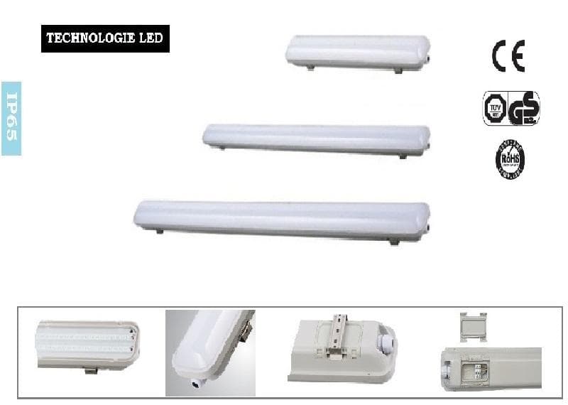 REGLETTES IP65 LEDS DIFFUSANTES