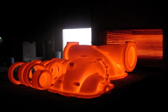 Casting Heat Treatment and Grinding