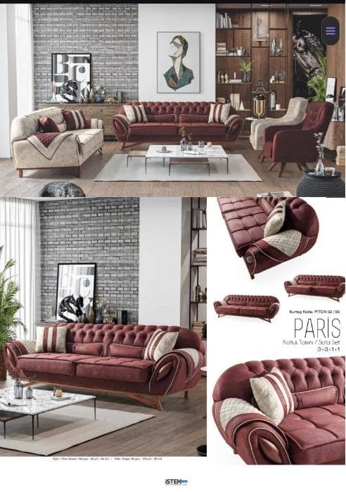 PARIS SOFA SET