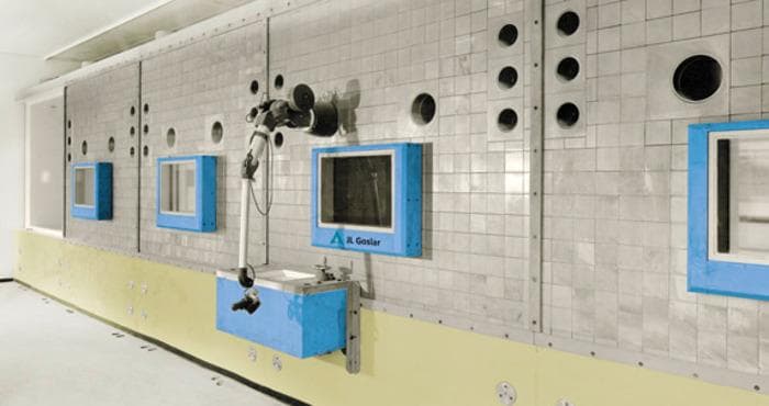 Abschirmkomponenten für heiße Zelle