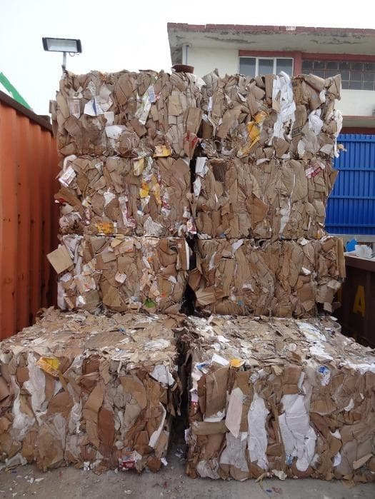 PAPER OCC aprox. 90/10 (CARDBOARDS) BALES SCRAP/WASTE