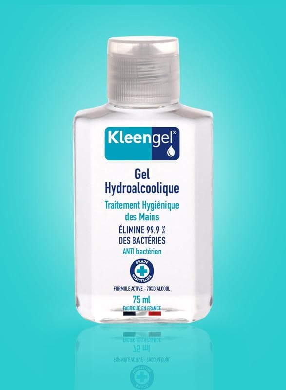 Kleengel® 75ml - Gel Hydroalcoolique et Antibactérien
