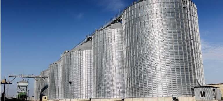 Силосы с плоским дном